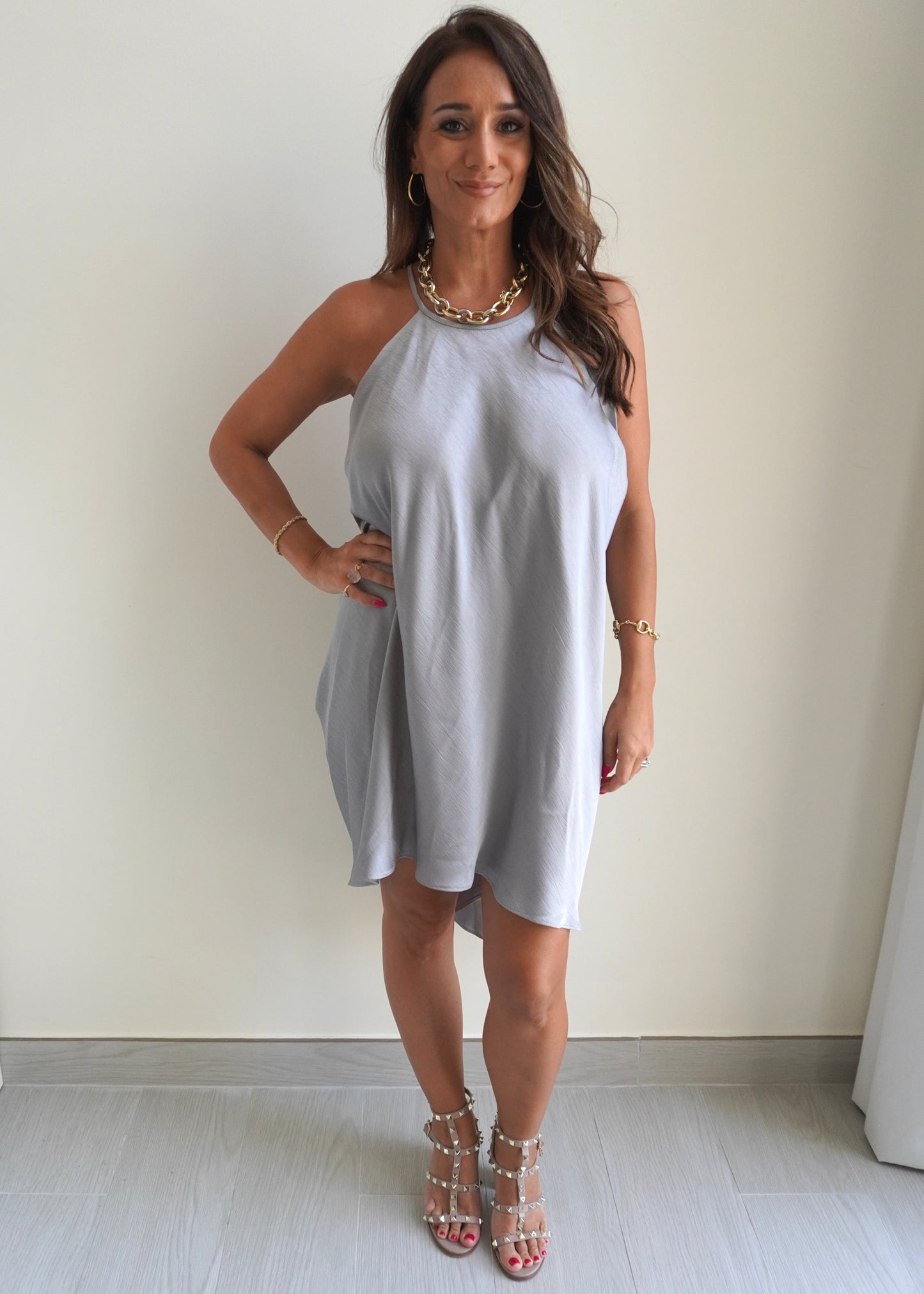 The Rebecca Dress - Grey