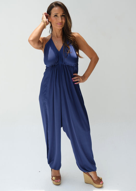 Sadie Jumpsuit - Blue