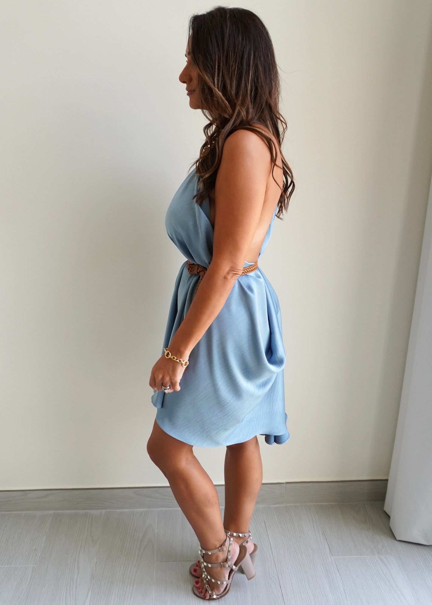The Rebecca Dress - Pale Blue