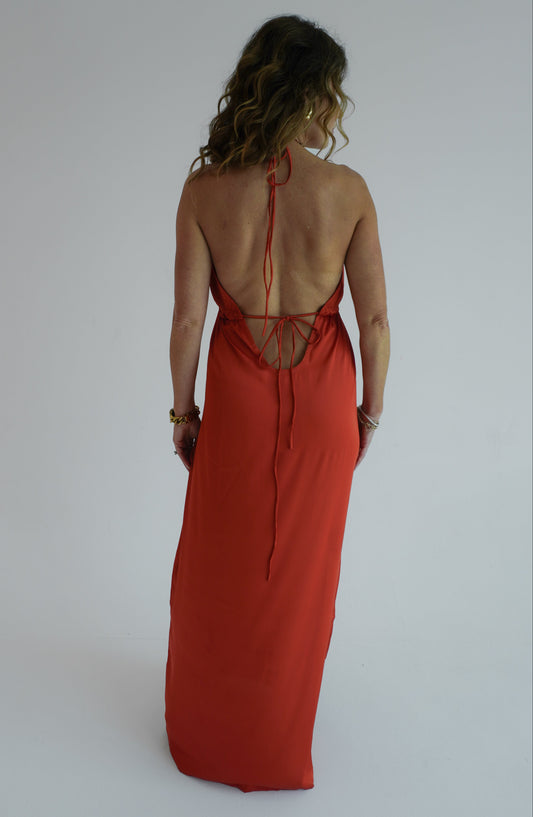 Sadie Maxi Dress - Burnt Orange