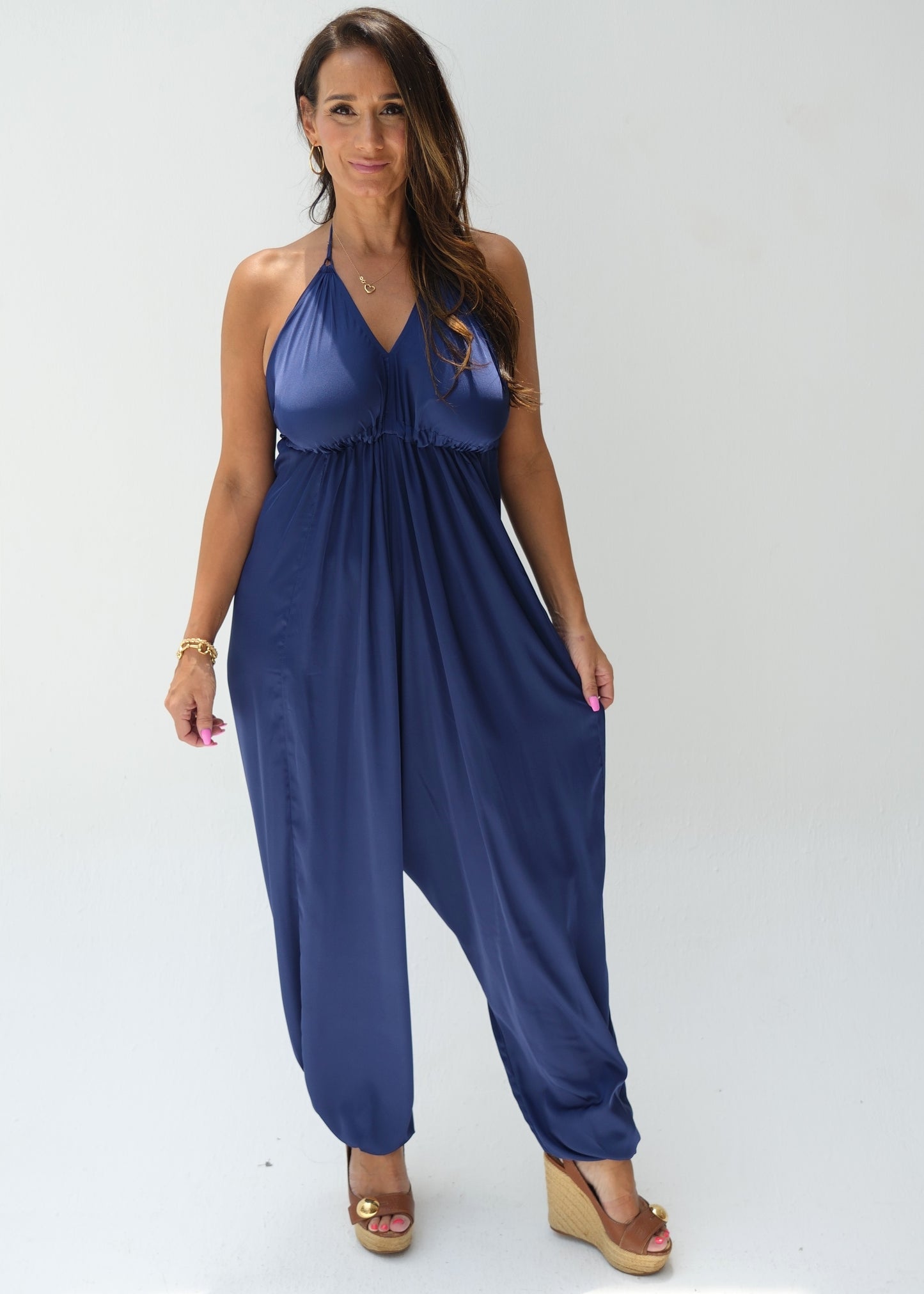 Sadie Jumpsuit - Blue