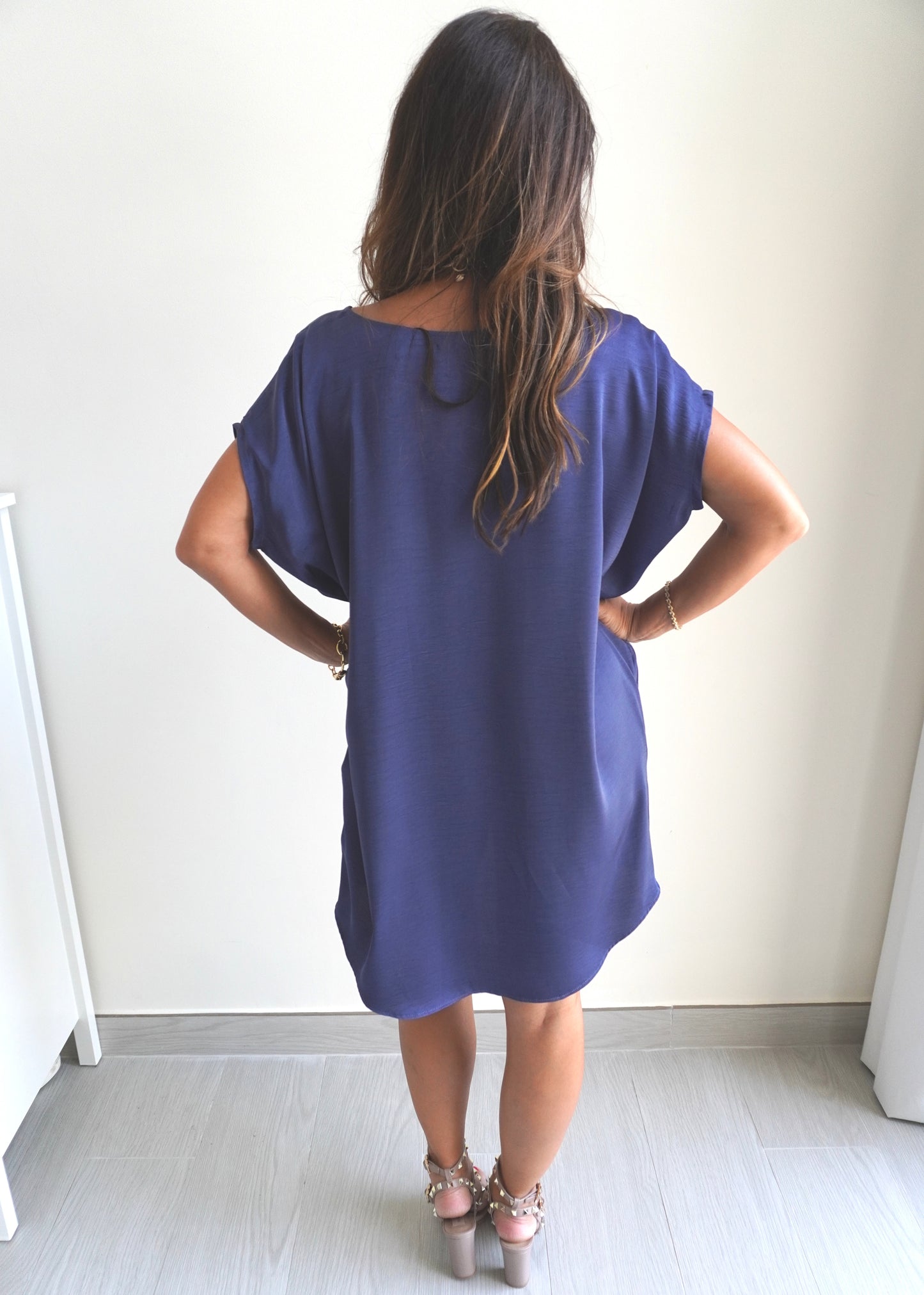 May’s Mini Dress - Blue