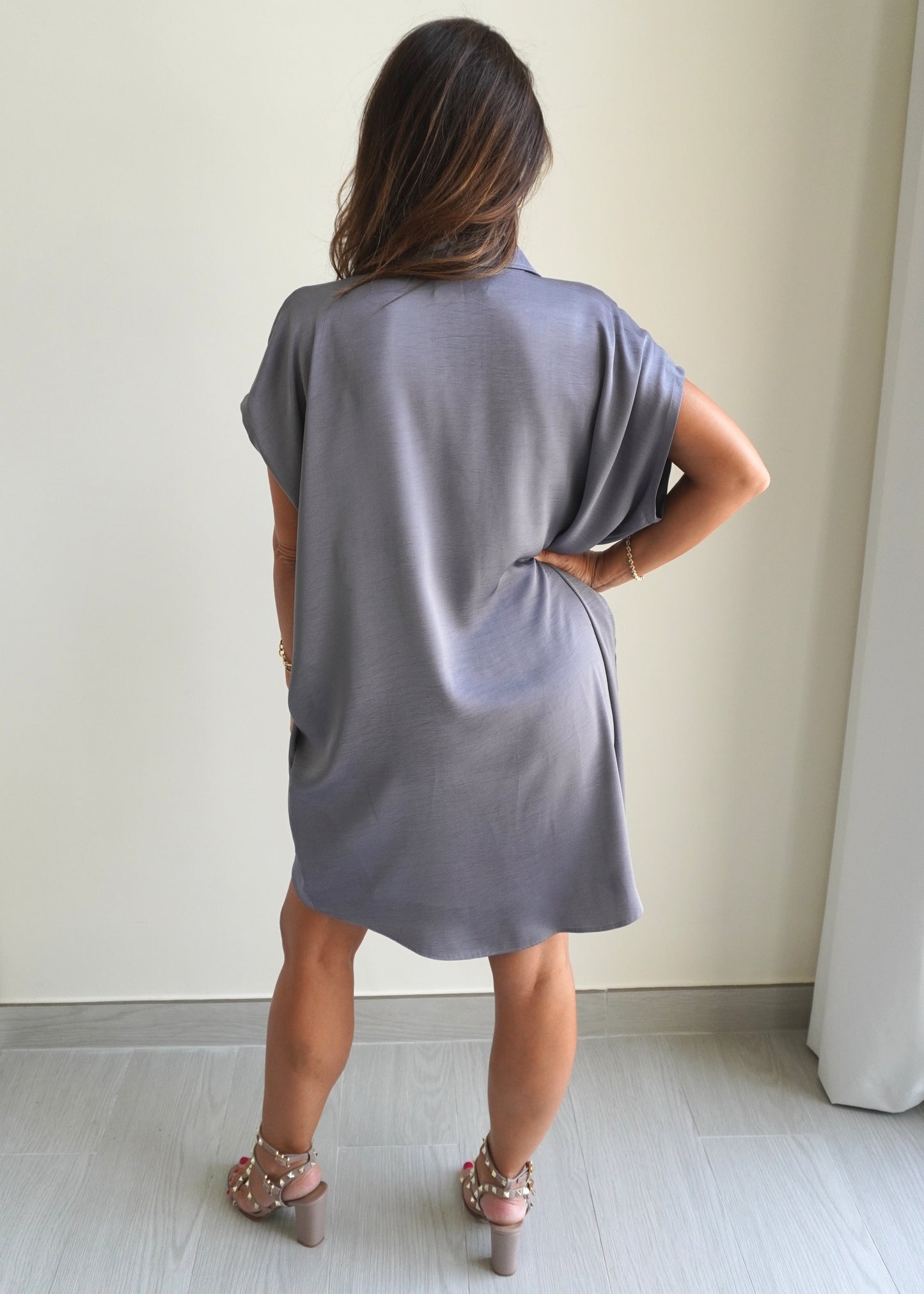 Rayne's Work Dress - Grey