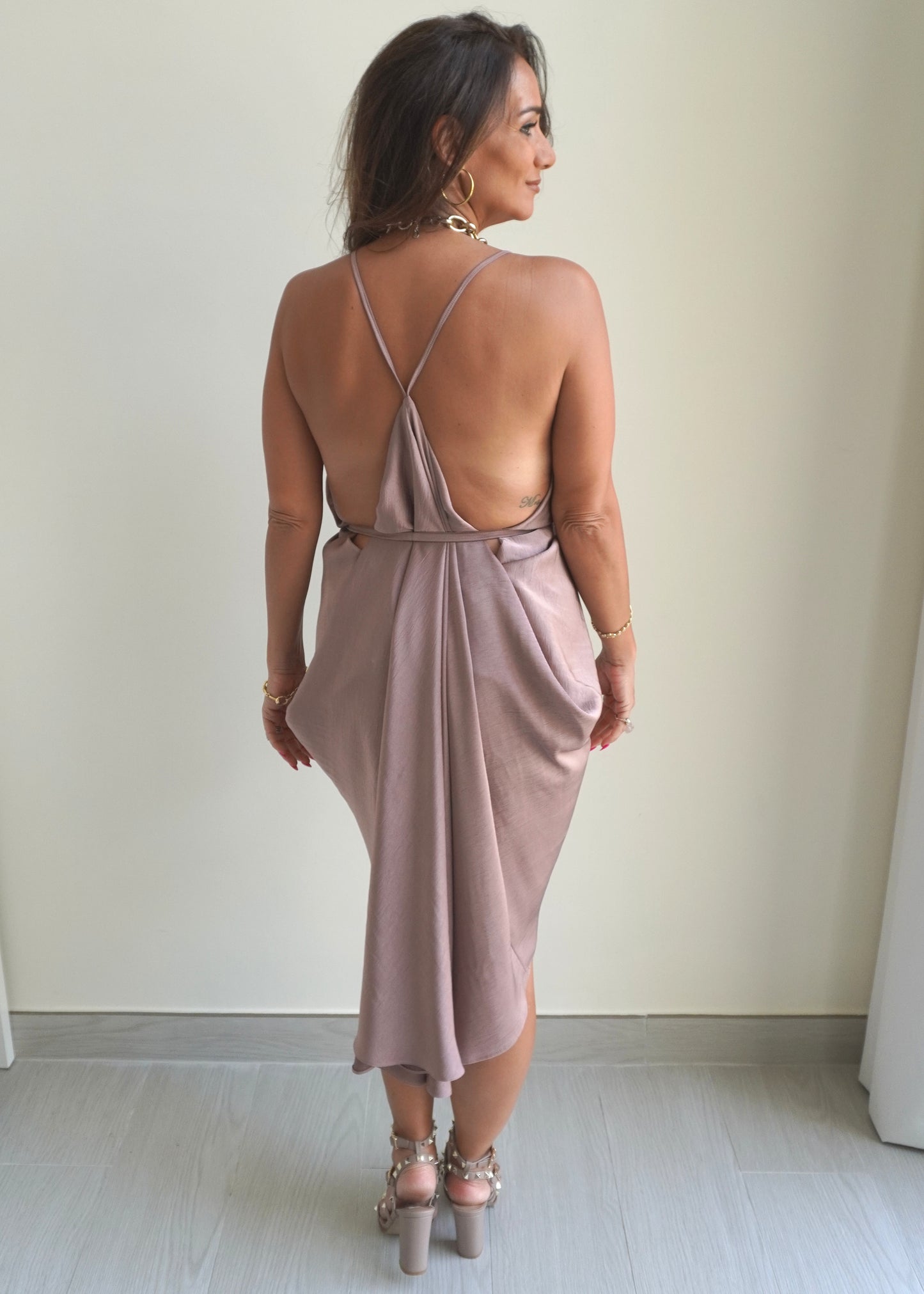 The Rebecca Dress - Brown