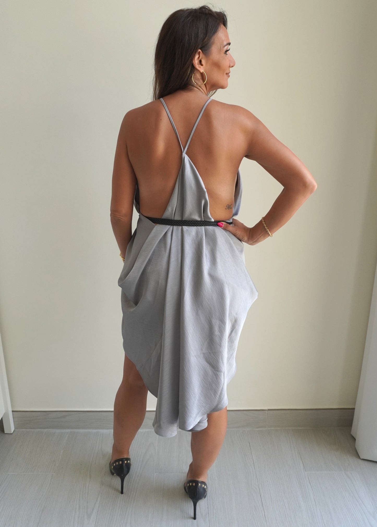 The Rebecca Dress - Grey