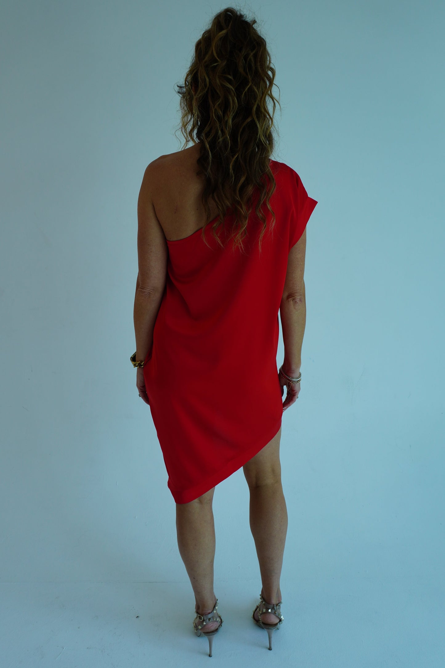 The Holly Dress - Cherry Red