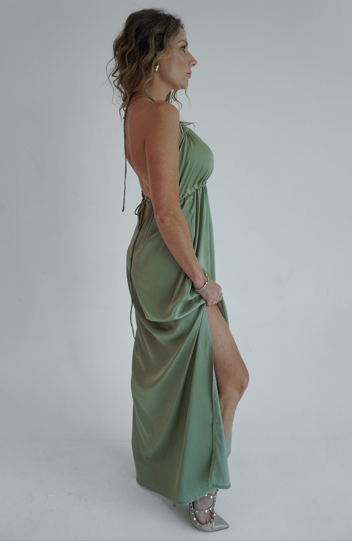 Sadie Maxi Dress - Olive Green