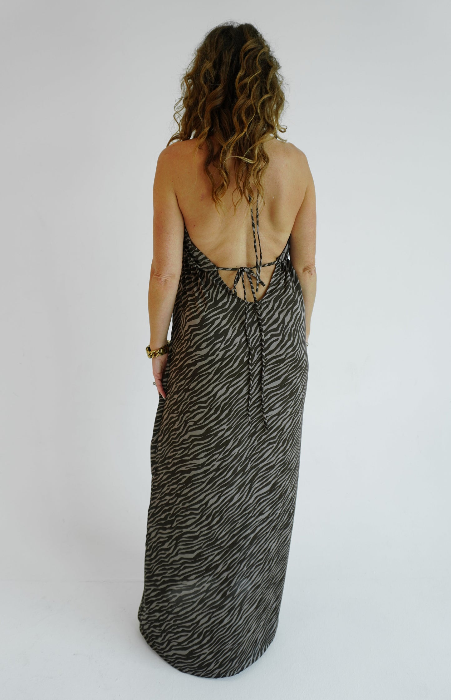 Sadie Maxi Dress - Tiger print