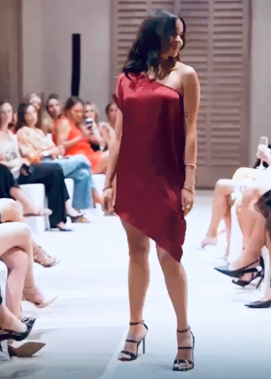 The Holly Dress - Wine