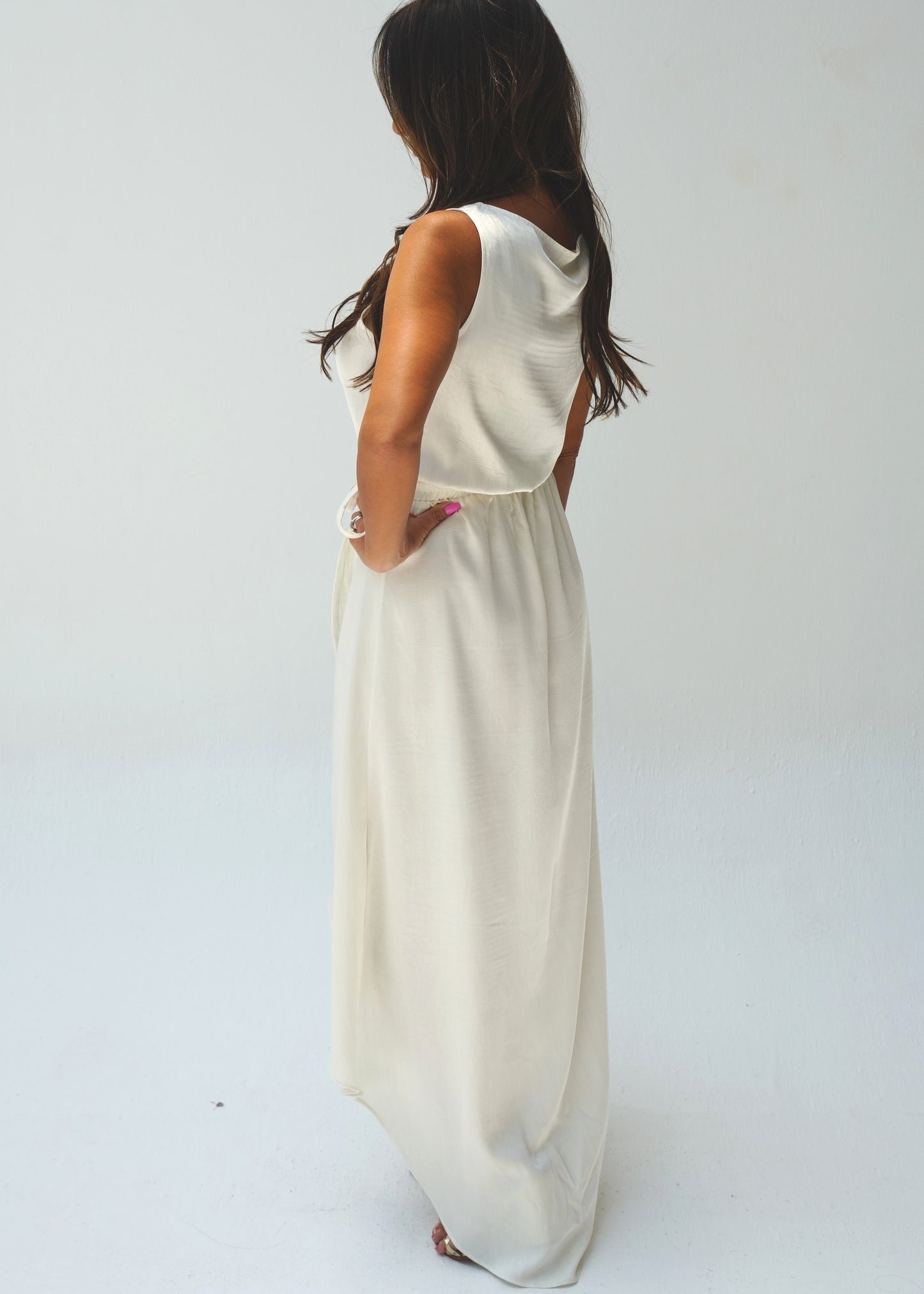 Sienna Wrap Dress - Ivory