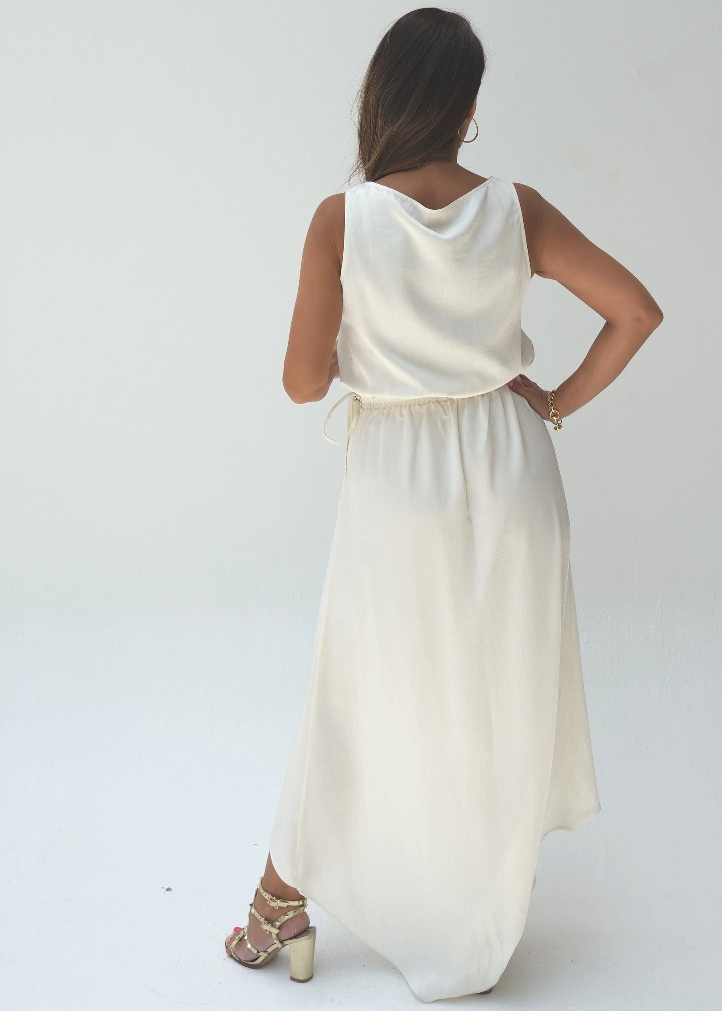 Sienna Wrap Dress - Ivory