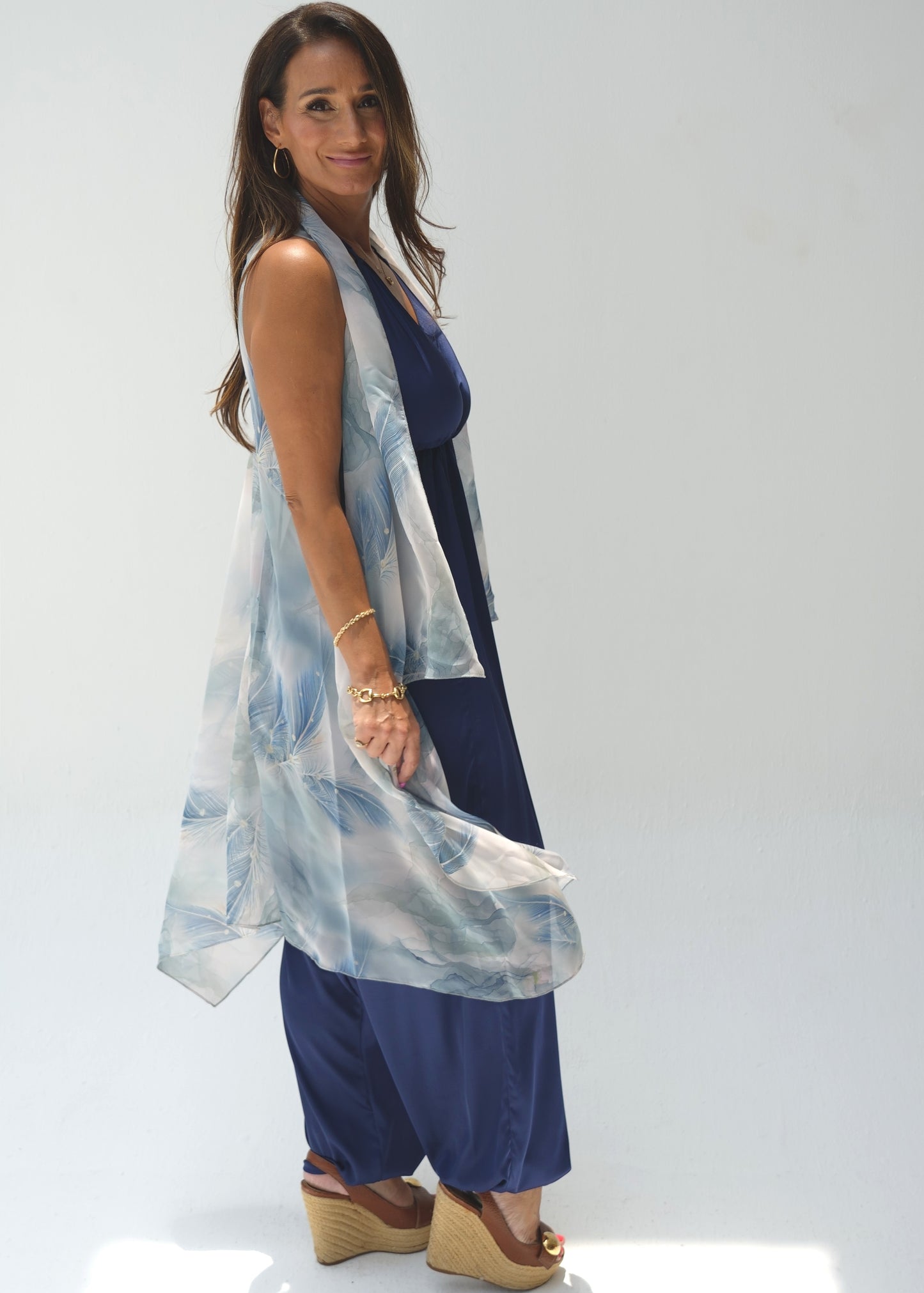 Sadie Jumpsuit - Blue